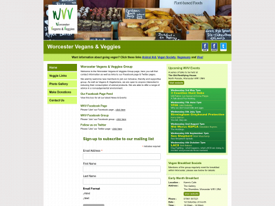 worcsveg.org.uk snapshot