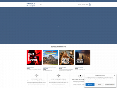 downloadablemurdermystery.com snapshot