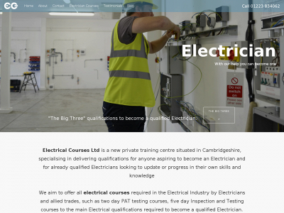 electricalcoursesuk.co.uk snapshot