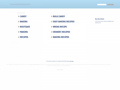 lacrunchyboutique.com snapshot
