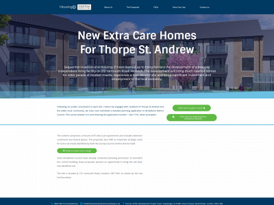 thorpestandrewextracareliving.co.uk snapshot