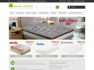 www.compraruncolchon.es snapshot