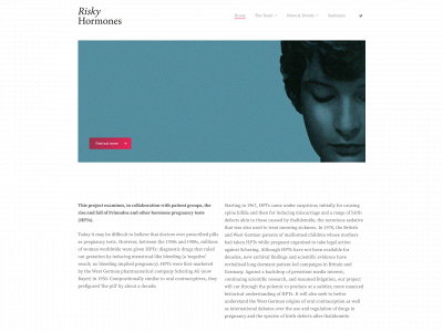 riskyhormones.org snapshot