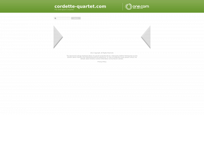 www.cordette-quartet.com snapshot