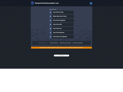 pawprintsinthesandpit.com snapshot