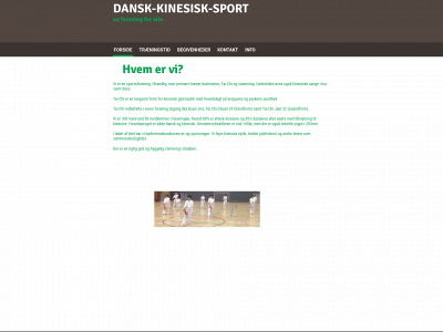dansk-kinesisk-sport.dk snapshot
