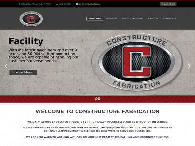 constructurefab.com snapshot