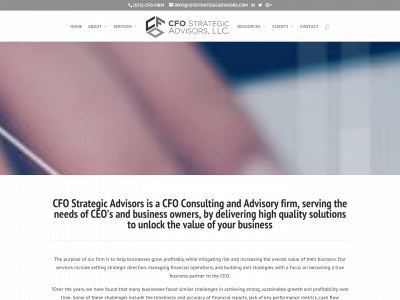 cfostrategicadvisors.com snapshot
