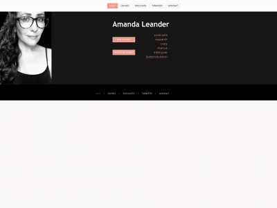 amandaleander.se snapshot