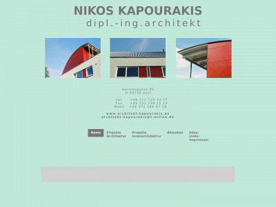 architekt-kapourakis.de snapshot