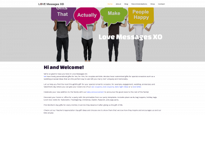 lovemessagesxo.com snapshot