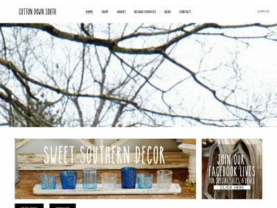 www.cottondownsouth.com snapshot
