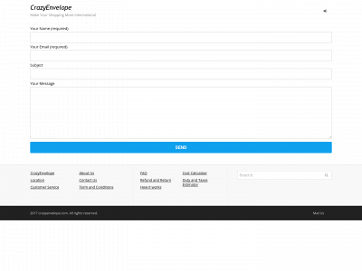 crazyenvelope.com snapshot
