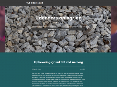 tapudlejning.dk snapshot