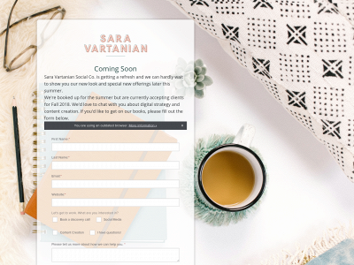 saravartanian.com snapshot