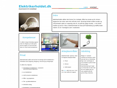 elektrikerholdet.dk snapshot