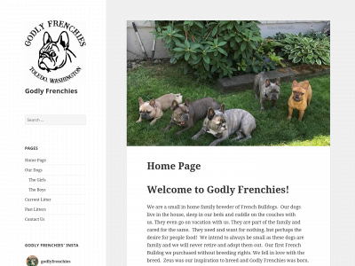 godlyfrenchies.com snapshot