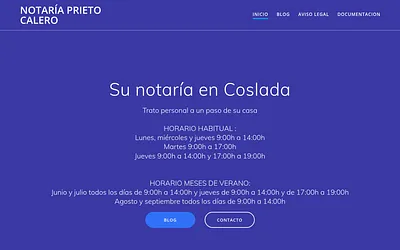 notariaprietocalero.com snapshot
