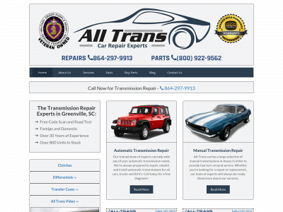 alltransparts.com snapshot