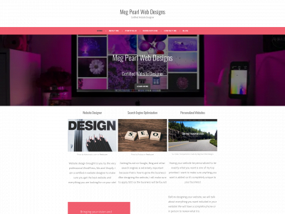 megpearlwebdesigns.com snapshot