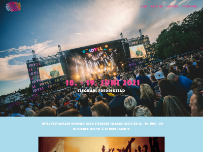 idyllfestivalen.no snapshot