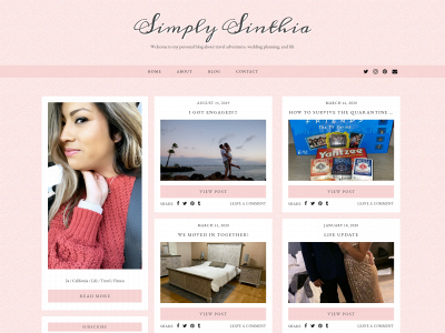 simplysinthia.com snapshot