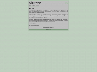 romelija.lt snapshot