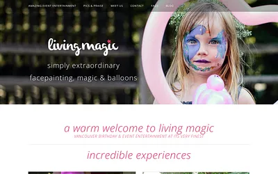 www.livingmagicentertainment.com snapshot