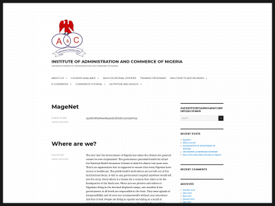 www.iacn.com.ng snapshot