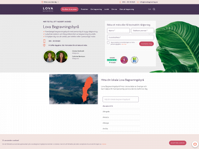 lovabegravning.se snapshot
