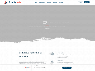 minorityvets.org snapshot