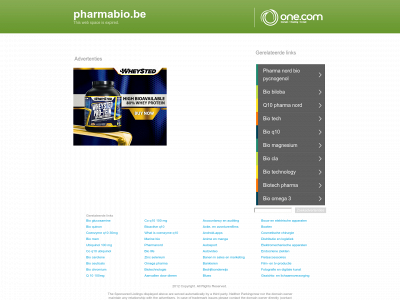 pharmabio.be snapshot