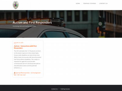 autismandfirstresponders.com snapshot