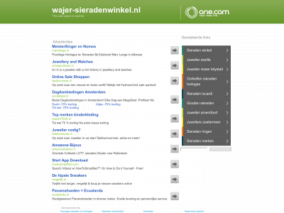 wajer-sieradenwinkel.nl snapshot