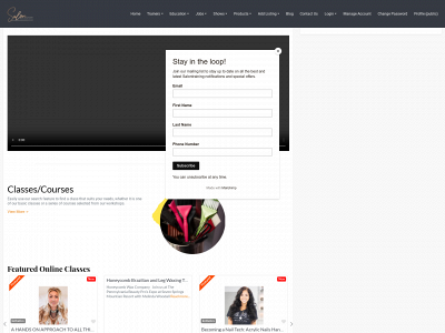 salontraining.com snapshot