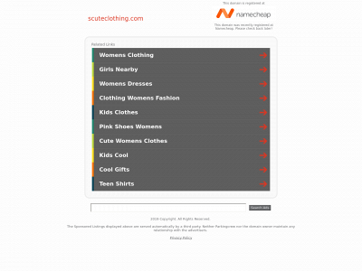 scuteclothing.com snapshot
