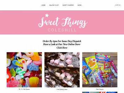 www.sweetthingscoleshill.co.uk snapshot