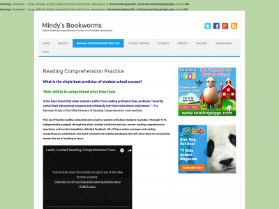 mindysbookworms.org snapshot