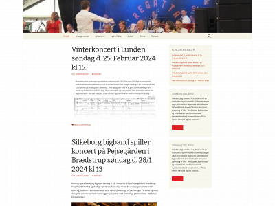 silkeborgbigband.dk snapshot