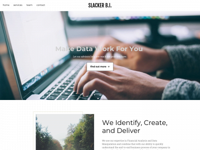 slackerbi.com snapshot