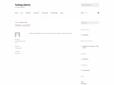 tastingliberty.com snapshot
