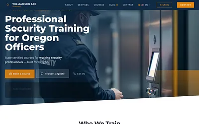 williamsontacticaltraining.com snapshot