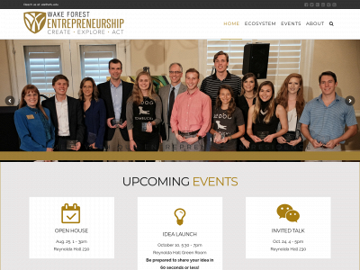 wfuentrepreneurship.info snapshot