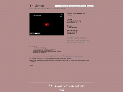 taijutsu.be snapshot
