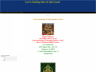 lorisguidingstar.com snapshot