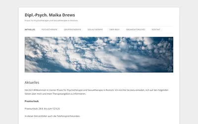 psychotherapie-drews.de snapshot