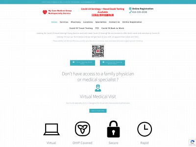 mycaremedical.ca snapshot