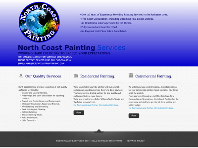 northcoastpaintinginc.com snapshot