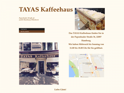 tayas-kaffeehaus.de snapshot