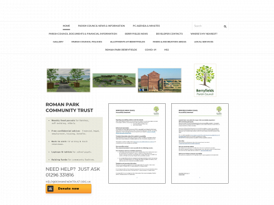 berryfieldsparishcouncil.co.uk snapshot